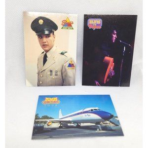 3 Vintage The Elvis Collection Elvis Presley Ent 1992 River Group Trading Cards
